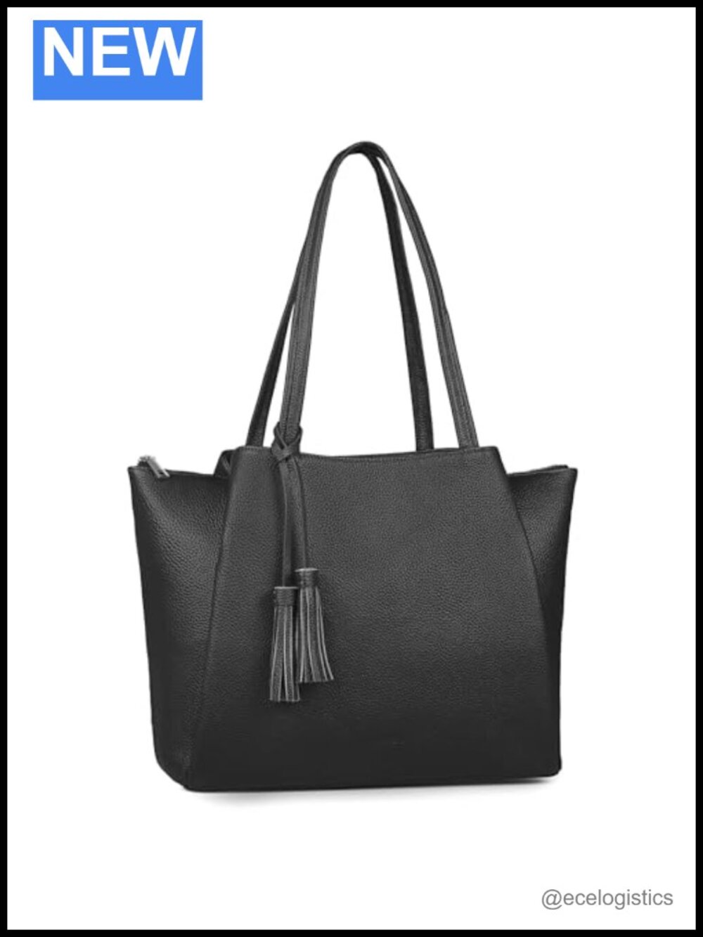 Genuine Leather Tote Bag for Women Work Laptop Purse Handbag